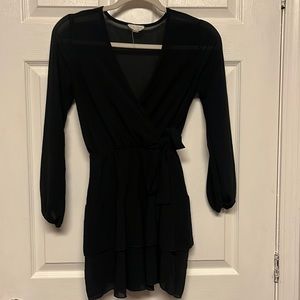 Sheer Black dress, perfect for a girls night out 🍷